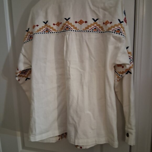 savanna jane aztec style jacket shirt size small - Picture 5 of 6